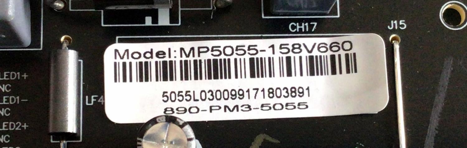 KIT DE TARJETAS PARA TV ELEMENT / MAIN 890-M00-01E10 / E17063-SY / CV938H-B / T-CON 55.55T32.C10 / 5555T32C10 / 55T32-C0B / FUENTE MP5055-158V660 / 890-PM3-5055 / PANEL T550-0UK-DLED / DISPLAY T550QVN05.0 / MODELO EL4KAMZ5517 LE-55GUK-A1 - Imagen 3
